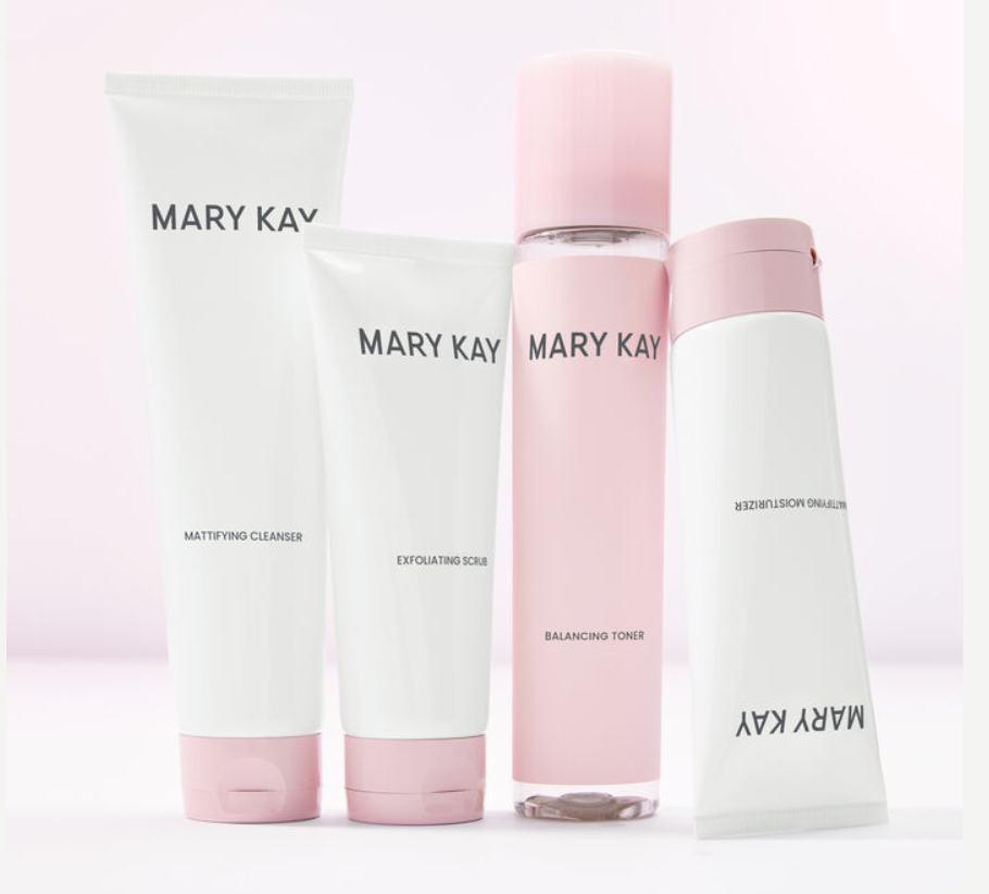 Mary Kay® Mattifying Regimen – Skincare Routine for Combination to Oily Skin
